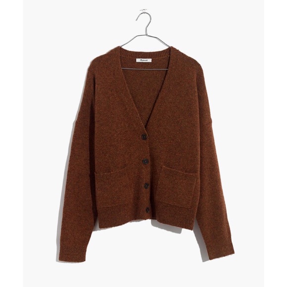 Madewell Short Kent Ex-Boyfriend Cardigan Sweater - Picture 2 of 4